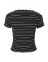 Only Tall Tricou 'ANITS' negru / alb - Pled.ro