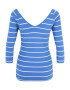 Only Tall Tricou 'FIFI' azuriu / alb - Pled.ro