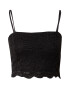 ONLY Top 'Alba' negru - Pled.ro