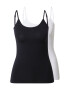 ONLY Top 'CAROLA' negru / alb - Pled.ro