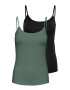 ONLY Top 'Love' verde / negru - Pled.ro