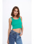 ONLY Top 'Nessa' verde jad - Pled.ro