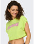 ONLY Tricou 'CALM LIFE' verde neon / roz pal / negru - Pled.ro