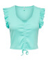 ONLY Tricou 'LAILA' albastru aqua - Pled.ro