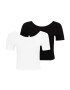 ONLY Tricou negru / alb - Pled.ro