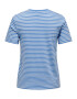 ONLY Tricou 'WEEKDAY' albastru / alb - Pled.ro