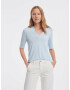 OPUS Tricou 'Sadja' albastru pastel - Pled.ro