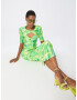 Oval Square Rochie 'Gym' albastru pastel / galben / verde / alb - Pled.ro