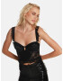 OW Collection Corsete 'ROSETTE' negru - Pled.ro