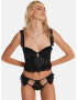 OW Collection Corsete 'ROSETTE' negru - Pled.ro