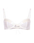 OW Collection Sutien roz pastel / alb natural - Pled.ro