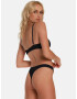 OW Collection Tanga 'SWIRL' negru - Pled.ro