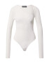 OW Collection Tricou body 'AMELIA' alb - Pled.ro