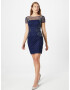 Papell Studio Rochie de cocktail bleumarin / albastru ultramarin / albastru porumbel - Pled.ro