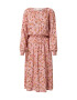 Part Two Rochie 'Hilal' maro / portocaliu deschis / rosé / alb - Pled.ro