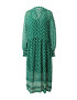 Part Two Rochie 'Rinie' verde jad / alb - Pled.ro