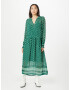 Part Two Rochie 'Rinie' verde jad / alb - Pled.ro