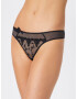 PASSIONATA Tanga 'White Nights' negru - Pled.ro