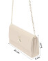 PATRIZIA PEPE Clutch crem - Pled.ro