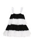 PATRIZIA PEPE Rochie negru / alb - Pled.ro