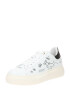 PATRIZIA PEPE Sneaker low 'SCARPE' negru / alb - Pled.ro