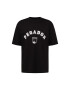 Pegador Tricou 'CANTON' negru / alb - Pled.ro