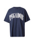 Pegador Tricou 'MIAMI' bleumarin / alb - Pled.ro