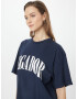 Pegador Tricou 'MIAMI' bleumarin / alb - Pled.ro