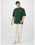 Pegador Tricou verde / alb - Pled.ro