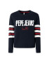 Pepe Jeans Pulover 'Bobby' bleumarin / roşu închis / alb - Pled.ro