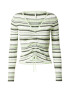 Pepe Jeans Pulover 'Dina' verde pin / verde pastel / alb - Pled.ro