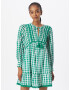 Pepe Jeans Rochie verde / alb - Pled.ro