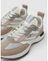 Pepe Jeans Sneaker low 'LUCKY' bej / albastru deschis / roz pudră / argintiu / alb - Pled.ro