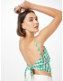 Pepe Jeans Top 'GETTIE' verde / alb - Pled.ro