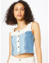 Pepe Jeans Top 'RUBY BLEND' albastru fumuriu / alb - Pled.ro