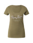 Pepe Jeans Tricou 'BAIA' oliv / alb - Pled.ro