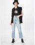 Pepe Jeans Tricou 'Beatriz' gri argintiu / negru - Pled.ro