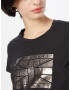 Pepe Jeans Tricou 'Beatriz' gri argintiu / negru - Pled.ro