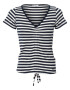 Pepe Jeans Tricou 'CARINA' bleumarin / alb - Pled.ro