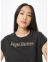 Pepe Jeans Tricou 'CARLI' negru / argintiu - Pled.ro