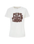 Pepe Jeans Tricou 'CLARITZA' maro închis / verde deschis / alb - Pled.ro