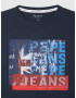 Pepe Jeans Tricou 'Claus' albastru / albastru marin / roșu / alb murdar - Pled.ro