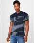 Pepe Jeans Tricou 'NATHAN' bleumarin / alb - Pled.ro