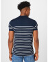 Pepe Jeans Tricou 'NATHAN' bleumarin / alb - Pled.ro