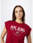 Pepe Jeans Tricou 'PARKER' bleumarin / roși aprins / alb - Pled.ro