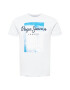 Pepe Jeans Tricou 'SAWYER' albastru marin / azuriu / alb - Pled.ro