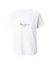 Pepe Jeans Tricou 'WENDY' negru / alb - Pled.ro