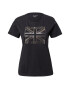 Pepe Jeans Tricou 'ZELDA' negru / argintiu - Pled.ro