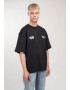 Pequs Tricou albastru / negru / alb - Pled.ro