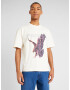 Pequs Tricou 'Eagle' crem / gri / lila / portocaliu - Pled.ro